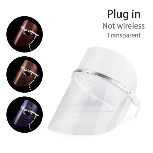 3 Colors LED Light Anti-aging Therapy Face Mask 3 Colors LED Light Anti-aging Therapy Face Mask