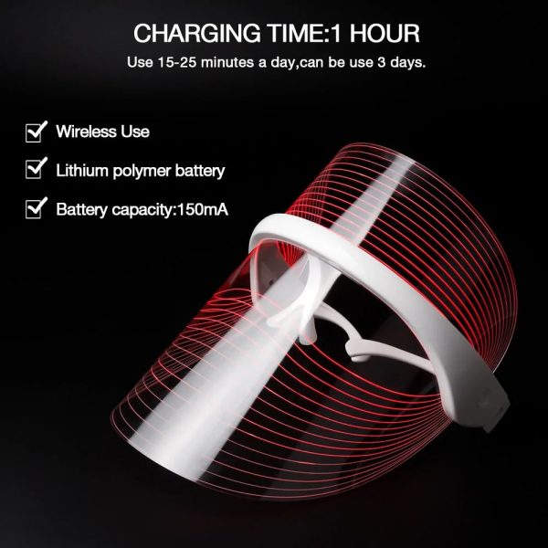 3 Colors LED Light Anti-aging Therapy Face Mask 3 Colors LED Light Anti-aging Therapy Face Mask