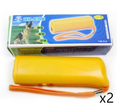 3-in-1 Anti-Barking Device Ultrasonic Repeller & LED Light 3-in-1 Anti-Barking Device Ultrasonic Repeller & LED Light