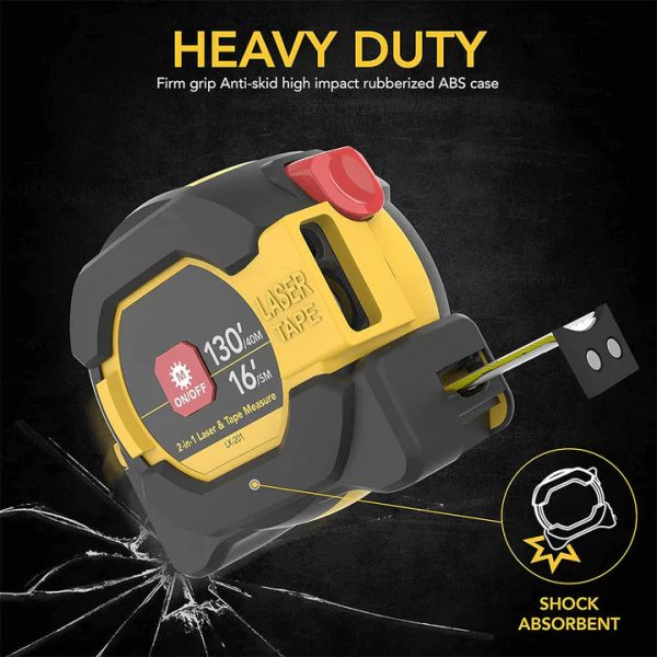 3-In-1 Digital Laser Measuring Tape 3-In-1 Digital Laser Measuring Tape