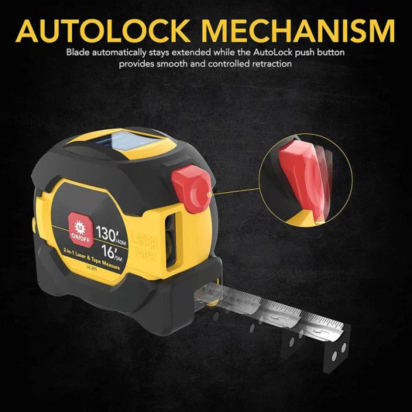 3-In-1 Digital Laser Measuring Tape 3-In-1 Digital Laser Measuring Tape