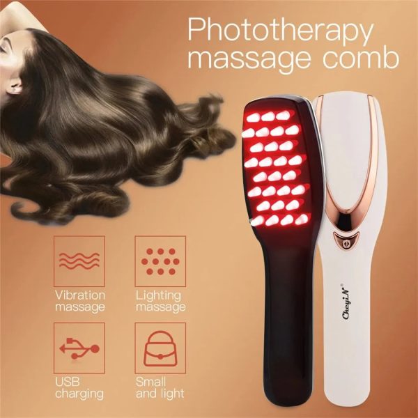 3 In 1 Phototherapy Led Massage Comb 3 In 1 Phototherapy Led Massage Comb
