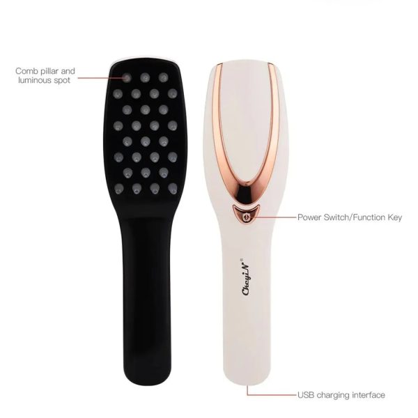 3 In 1 Phototherapy Led Massage Comb 3 In 1 Phototherapy Led Massage Comb