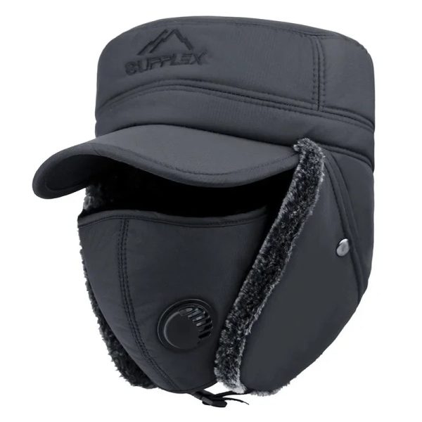 3 In 1 Thermal Face Mask Earmuffs Cap 3 In 1 Thermal Face Mask Earmuffs Cap