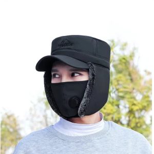 3 In 1 Thermal Face Mask Earmuffs Cap