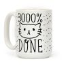 3000% Done Coffee Mug 3000% Done Coffee Mug
