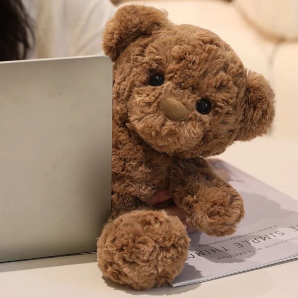 30cm Brown Curly Teddy Bear Plush Soft Stuffed Toy 30cm Brown Curly Teddy Bear Plush Soft Stuffed Toy
