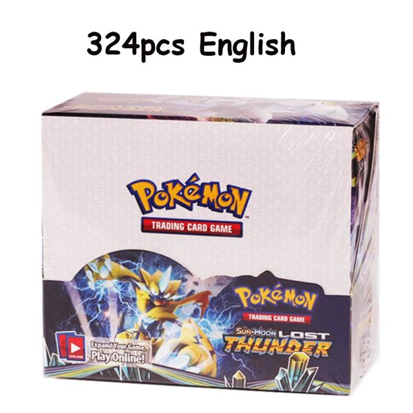 324Pcs Pokemon Cards Sun & Moon XY Evolutions Pokemon Booster Box Collectible Tradiner Card Game