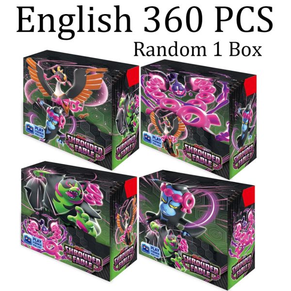 324Pcs Pokemon Cards Sun & Moon XY Evolutions Pokemon Booster Box Collectible Tradiner Card Game