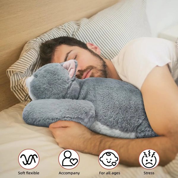3.3lbs Weighted Cat Plush Pillow for Comfort and Relaxation 3.3lbs Weighted Cat Plush Pillow for Comfort and Relaxation