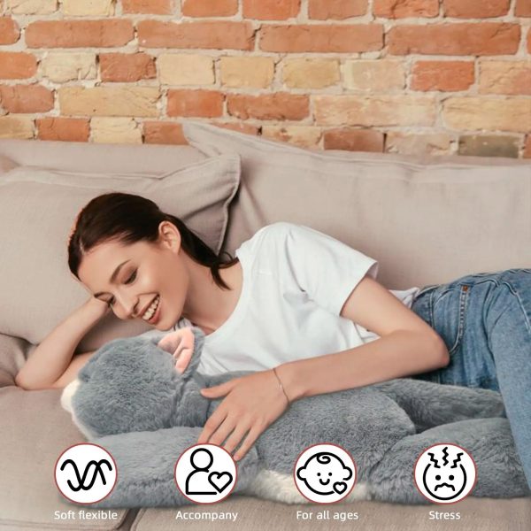 3.3lbs Weighted Cat Plush Pillow for Comfort and Relaxation 3.3lbs Weighted Cat Plush Pillow for Comfort and Relaxation