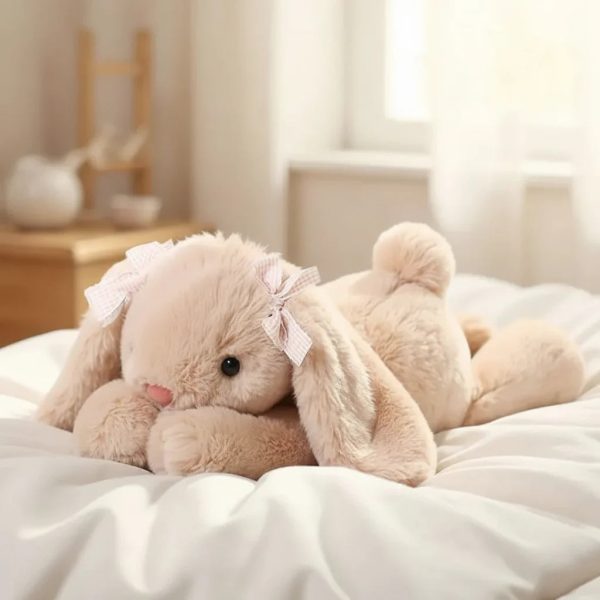 35cm Shy Rabbit Plush Pillow Soft Stuffed Doll 35cm Shy Rabbit Plush Pillow Soft Stuffed Doll