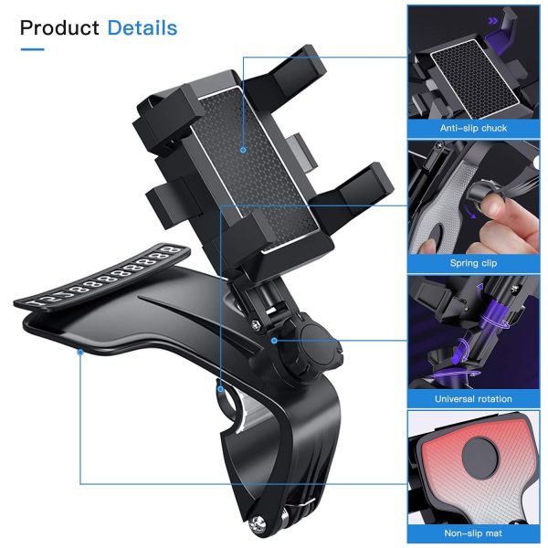 360 Degree Rotatable Car Dashboard Phone Holder 360 Degree Rotatable Car Dashboard Phone Holder