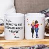3D Besties Thank You For Being My Unpaid Therapist - Personalized Mug 3D Besties Thank You For Being My Unpaid Therapist - Personalized Mug