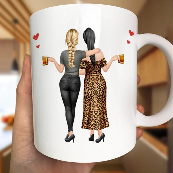 3D Besties Thank You For Being My Unpaid Therapist - Personalized Mug 3D Besties Thank You For Being My Unpaid Therapist - Personalized Mug