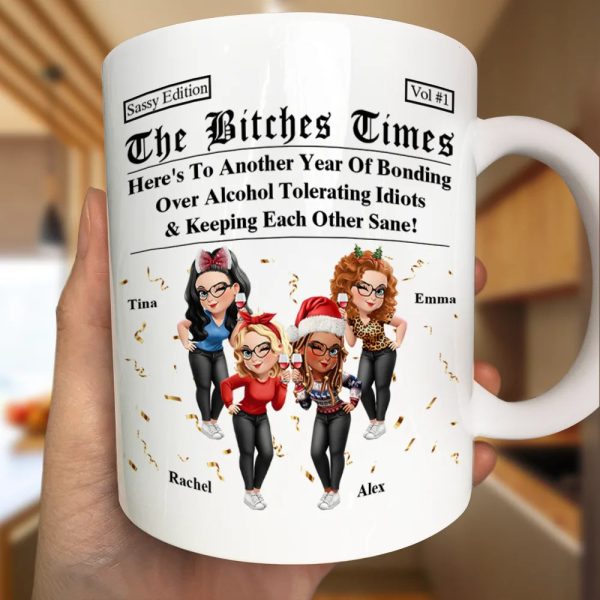 3D Effect Besties Here's To Another Year Of Us - Personalized Mug 3D Effect Besties Here's To Another Year Of Us - Personalized Mug