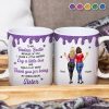 3D Effect Besties Thank You For Being My Unbiological Sister - Personalized White Edge-to-Edge Mug 3D Effect Besties Thank You For Being My Unbiological Sister - Personalized White Edge-to-Edge Mug
