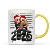 3D Effect Biker Couple Christmas - Personalized Mug - Gift For Bikers, Gift For Him, For Her