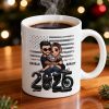 3D Effect Biker Couple Christmas - Personalized Mug - Gift For Bikers, Gift For Him, For Her