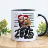 3D Effect Biker Couple Christmas - Personalized Mug - Gift For Bikers, Gift For Him, For Her