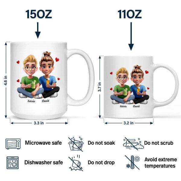 3D Effect Couple I'd Find You Sooner And Love You Longer - Personalized Mug