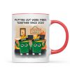 3D Effect Dumpster Fires In Office Scene - Personalized Mug - Funny Gift For Colleagues, Work Besties 3D Effect Dumpster Fires In Office Scene - Personalized Mug - Funny Gift For Colleagues, Work Besties