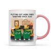 3D Effect Dumpster Fires In Office Scene - Personalized Mug - Funny Gift For Colleagues, Work Besties 3D Effect Dumpster Fires In Office Scene - Personalized Mug - Funny Gift For Colleagues, Work Besties