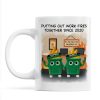 3D Effect Dumpster Fires In Office Scene - Personalized Mug - Funny Gift For Colleagues, Work Besties 3D Effect Dumpster Fires In Office Scene - Personalized Mug - Funny Gift For Colleagues, Work Besties