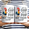 3D Effect Funny Chicken Not Today Clucker - Personalized Mug 3D Effect Funny Chicken Not Today Clucker - Personalized Mug