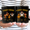 3D Effect Funny Chickens F-CAW-F Squad - Personalized Mug 3D Effect Funny Chickens F-CAW-F Squad - Personalized Mug