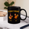 3D Effect Funny Chickens F-CAW-F Squad - Personalized Mug 3D Effect Funny Chickens F-CAW-F Squad - Personalized Mug