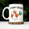 3D Effect Funny Chickens F-CAW-F Squad - Personalized Mug 3D Effect Funny Chickens F-CAW-F Squad - Personalized Mug