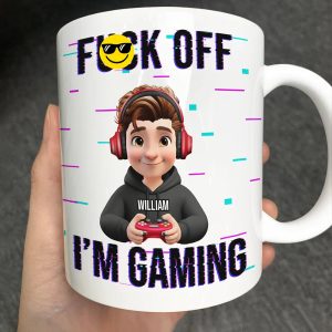 3D Effect Gamer I Am Gaming - Personalized Mug