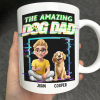 3D Effect Glitch Signal The Amazing Dog Dad - Personalized Mug 3D Effect Glitch Signal The Amazing Dog Dad - Personalized Mug
