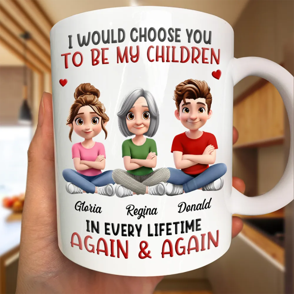3D Effect I Would Choose You In Every Lifetime - Personalized Mug 3D Effect I Would Choose You In Every Lifetime - Personalized Mug