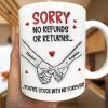 3D Inflated Effect Printed You Are Stuck With Me Forever - Personalized White Edge-to-Edge Mug 3D Inflated Effect Printed You Are Stuck With Me Forever - Personalized White Edge-to-Edge Mug