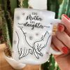 3D Inflated Like Mother Like Daughter Holding Hands Personalized Mug