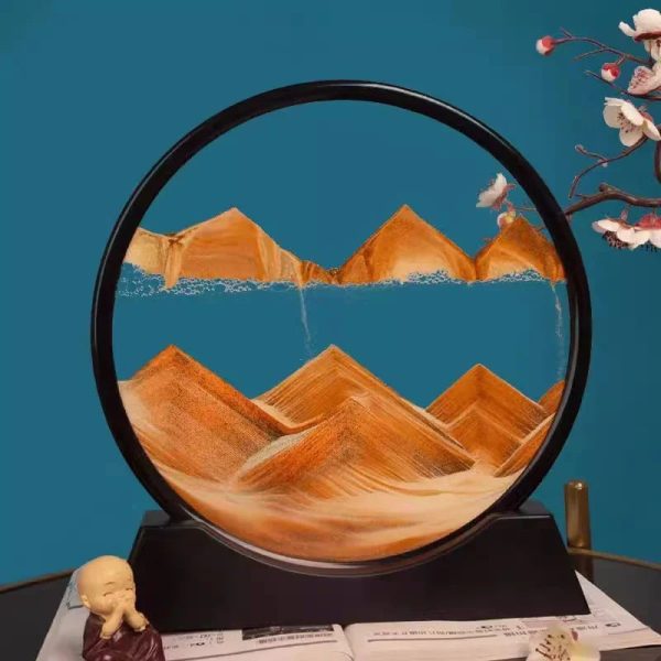3D Moving Sand Art Glass Decor 3D Moving Sand Art Glass Decor
