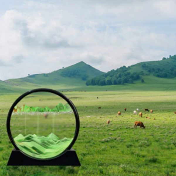 3D Moving Sand Art Glass Decor 3D Moving Sand Art Glass Decor