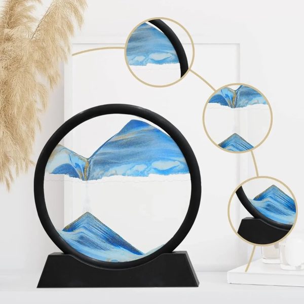 3D Moving Sand Art Glass Decor 3D Moving Sand Art Glass Decor