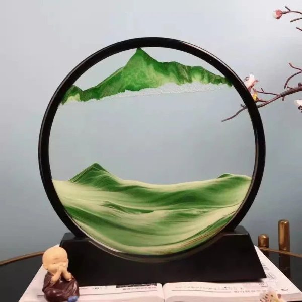 3D Moving Sand Art Glass Decor 3D Moving Sand Art Glass Decor