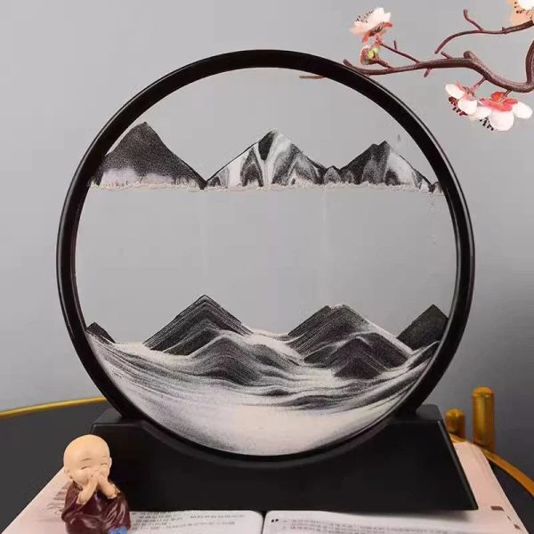 3D Moving Sand Art Glass Decor 3D Moving Sand Art Glass Decor