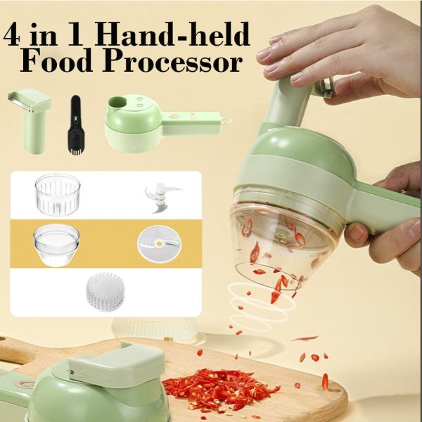 4-In-1 Kitchen Electric Cutter Set 4-In-1 Kitchen Electric Cutter Set