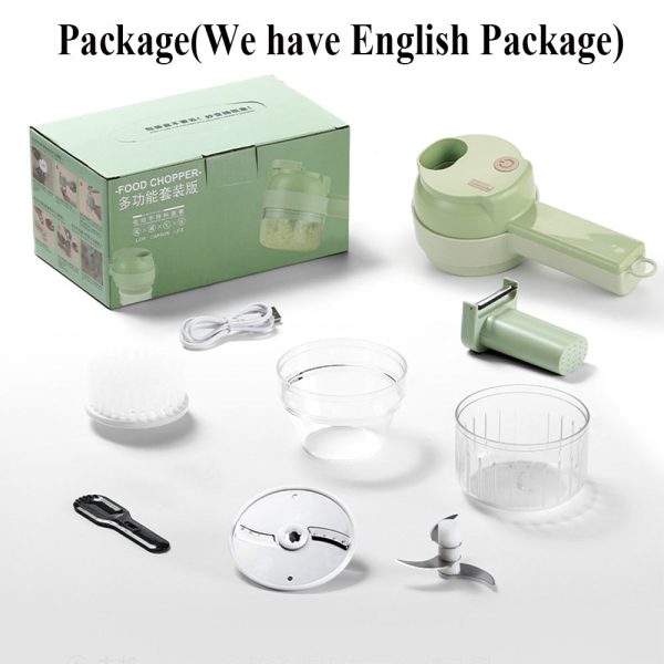4-In-1 Kitchen Electric Cutter Set 4-In-1 Kitchen Electric Cutter Set