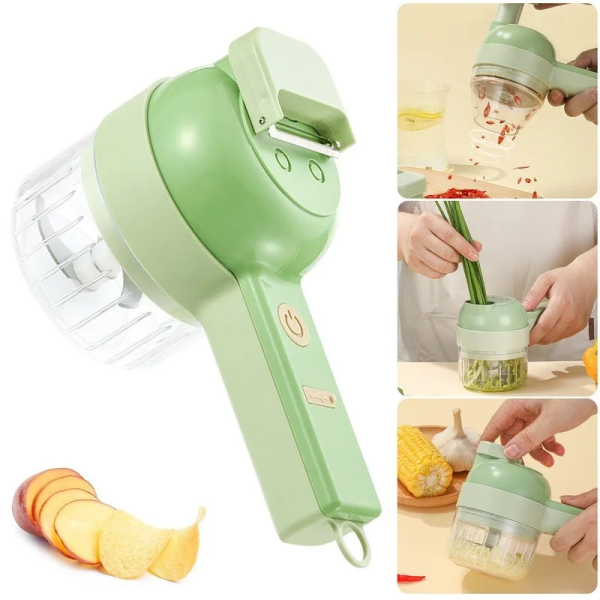 4-In-1 Kitchen Electric Cutter Set 4-In-1 Kitchen Electric Cutter Set
