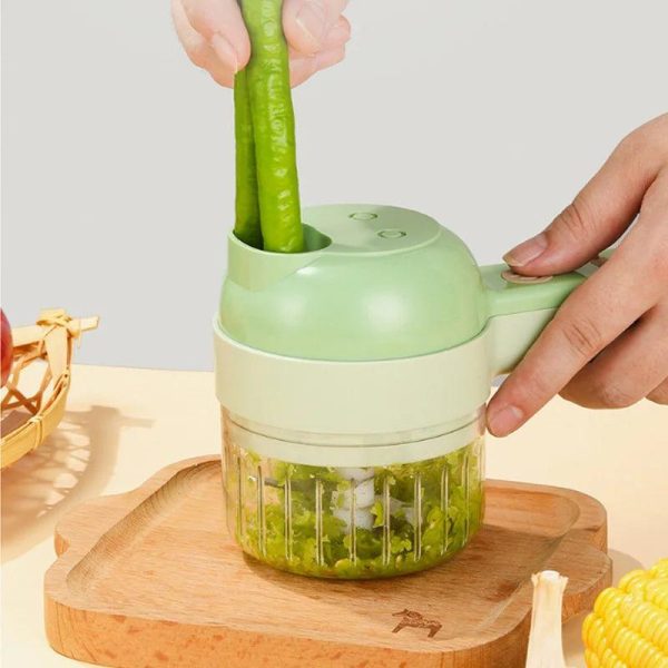 4 In 1 Slicer Garlic Masher Mini Chopper Blender