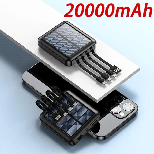 4 In 1 Solar Charging Power Bank