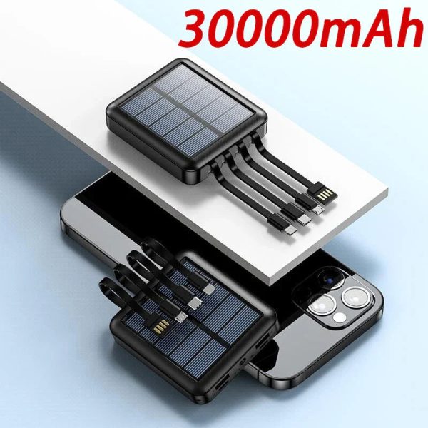 4 In 1 Solar Charging Power Bank