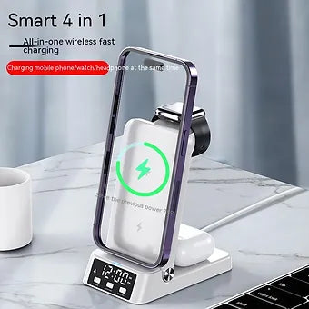 4-In-1 Wireless Phone Stand With Charging
