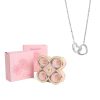 4-Leaf Clover Eternal Rose Jewelry Box with Necklace Gift 4-Leaf Clover Eternal Rose Jewelry Box with Necklace Gift
